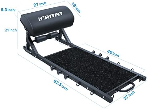 Ritfit Multifunction Hip Plataforma de Máquina de Funcionamento HTM-800, Companheiro de Capacidade de 800 libras Equipamento de