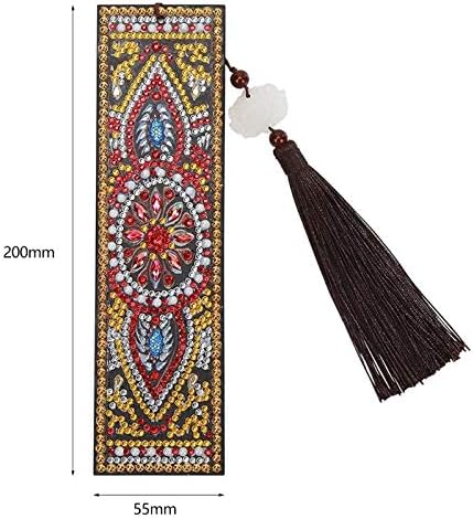 Xieshang DIY Special for -the Diamond Painting Bookmarks Couro Tassel Bookmarks Página de livros Mark for Books