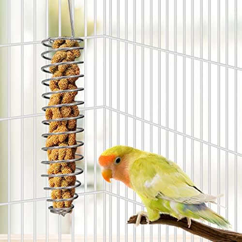 Litewoo pássaro tratamento alimentador de alimentador de alimentação forrageando brinquedo papagaio parrot frutas semente de semente