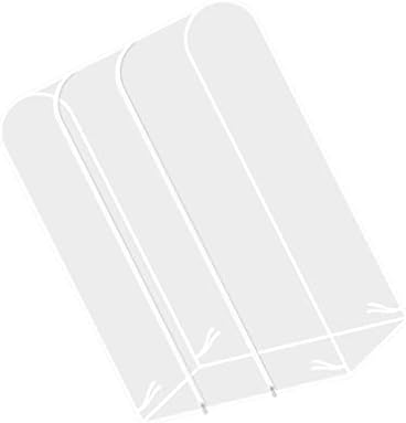 Cabides de plástico cabilock cabides de plástico zipadee zip transparente Rack de vestuário com 2 zíperes para capa de rack de roupas de vestuário transparente com tirolesa