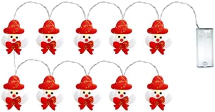 Qtxmgt Natal Papai Noel Claus Luzes de fio de cobre Decoração para casa Strings de luz de luz de Natal