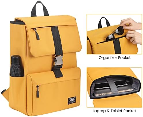 Echsrt 16 polegadas Laptop Backpack Resistente a água Casual Daypack Saco e Lápis Grande Caso Bolsa de papelaria com maçaneta 2pack