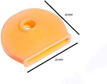 1.000 x tampa de chave de identificação de tampas coloridas laranja
