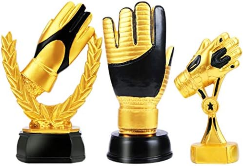 YGO Golden Glove Award Trophy Trophy Soccer Troféus Troféus de arte para torneios, coleções, lembranças, fãs, decoração de casa, presente, decoração de mesa