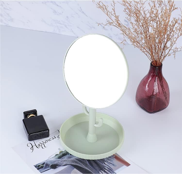 Espelho de maquiagem caseira glattly, espelho pequeno em casa, espelho de cacto vertical, escritório e espelho de maquiagem do dormitório.mirror