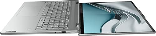 Lenovo Enovo Yoga 7i 2-em-1 Laptop 16 '' 2,5k Crega sensível ao toque12º núcleo i7-1260p Iris Xe Graphics 16 GB RAM 1TB SSD Wi-Fi 6e Thunderbolt 4 Lit Backlit KB W/ FP Windows 11 Pro Ratzk 32 GB USB, cinza arctic, cinza-arctic,