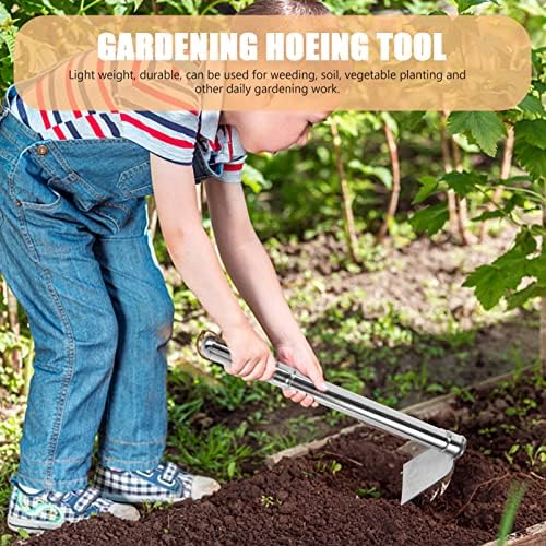 Ganazono Garden Rake Mão Cultivador de Aço Antelhado Rakes de Jardim para Jardinagem para Jardinagem Plantamento