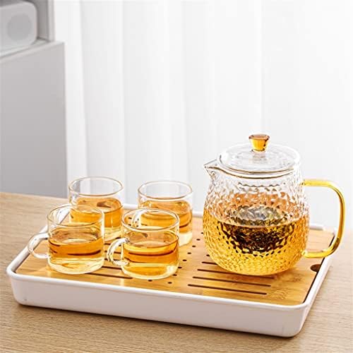 Hdrzr Japanese Japanese Copo de chá de chá Separação de água Conjunto de chá para casa Pequena mesa de chá da sala de estar de estar todo o conjunto de bule de chá