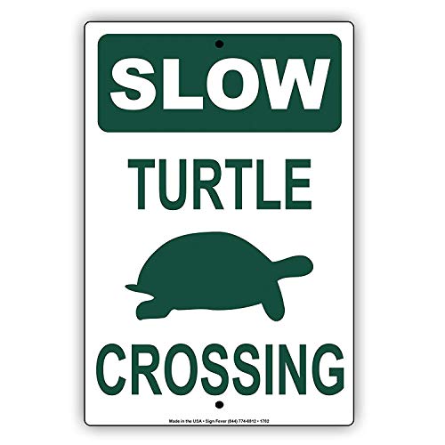 Cruzamento de tartaruga lenta com gráfico sem excesso de velocidade épica engraçada novidade alerta de alerta de alumínio Nota