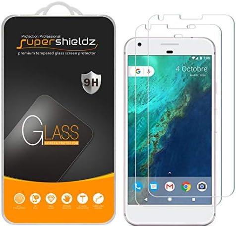 SuperShieldz projetado para o protetor de tela de vidro temperado do Google Pixel, 0,33 mm, anti -ratinho, bolhas sem bolhas