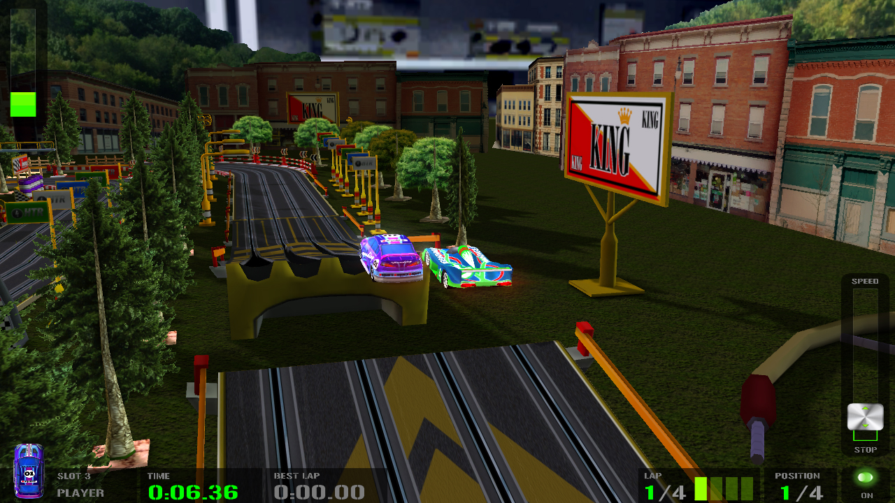 Simulação de carro de slot htr+ [código de jogo online]