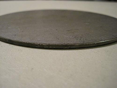 Kolotovichtool Industrial Metal 1/16 Placa de aço, disco, 3,50 de diâmetro.0625 A36 Aço, redondo, círculo, 16Ga Lu-0042ber