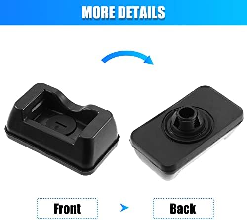 X Autohaux 2 PCs Jack Ponto Pad Suporte Adaptador de elevador de plugue para Mercedes-Benz C230 W203 W211 R171 C219 2039970186