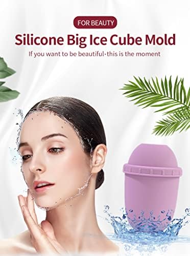 Rolo de face de gelo ersiqi, rolo de gelo para alívio de face e olho, iluminar, apertar e aprimorar o brilho natural da pele, cubo