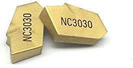 FINCOS 10PCS SP400 NC3030 CARBIDO GROOVA INSERTAS