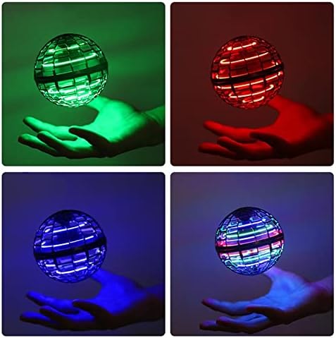 Orb Ball Flying Ball Infinito RGB Luzes pairarem Ball Drone 360 ​​° Girando drones de brinquedos frios para crianças adultos