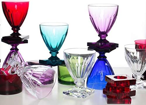 Copos de bebida plástica copos de água cálice de água de vidro de vidro de copo de vidro de 4 copos de plástico verde 8,5 oz.