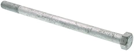 Prime-line 9061426 parafusos hexadecimais, 5/8 polegadas-11 x 10 polegadas, A307 Grade A Hot Dip Galvanized Aço,