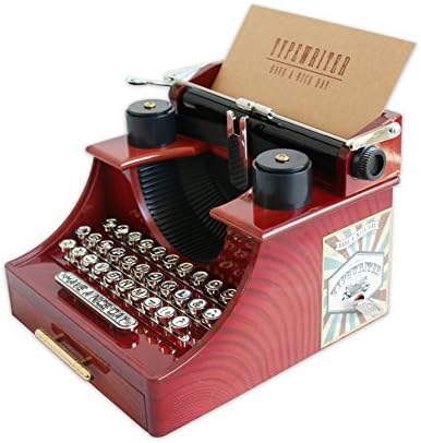 Caixa de música para máquina de escrever vintage