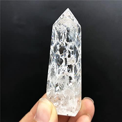 Jóias Marka Pipoca Natural Pipoca Branca Gemita Cristal Lápis Cura Cura de pedra preciosa da amostra mineral Obelisco