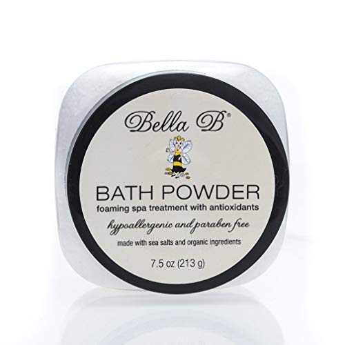 Bella B Bath Powder 7,5 oz - Após o nascimento, o banho de banho de banheira para cuidados pós -parto - Após o nascimento Sitz Bath Sais - Bath Powder for Women - Bella B Body Care - Bath Bath Powder - O mesmo que Mama Soak