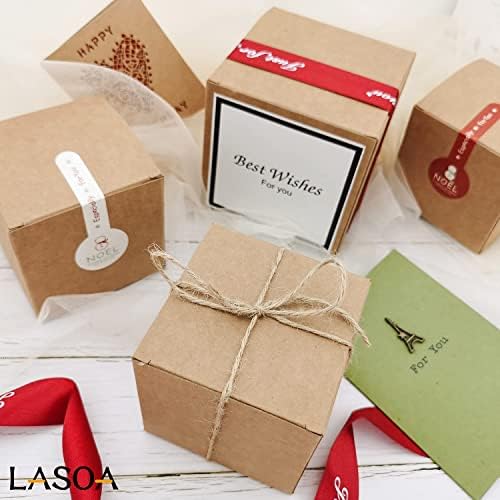 Caixa de presente Lasoa com pálpebras propostas de dama de honra, pequenas caixas de presente Cupcake Candy Cookies Boxes