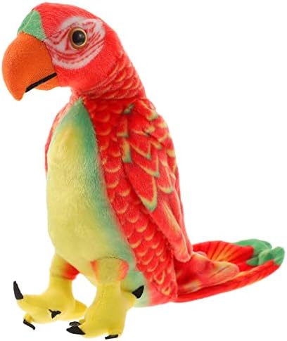 Safegle 3pcs papagaio de brinquedos de brinquedos de brinquedos de brinquedos de brinquedos de pelúcia de animais de pelúcia