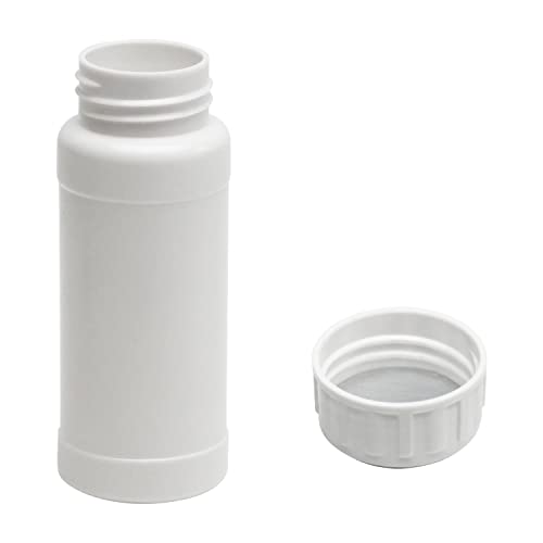 Bettomshin 10pcs 100ml PE Garrafas de plástico, reagente de laboratório de boca largo líquido líquido/amostra de amostra