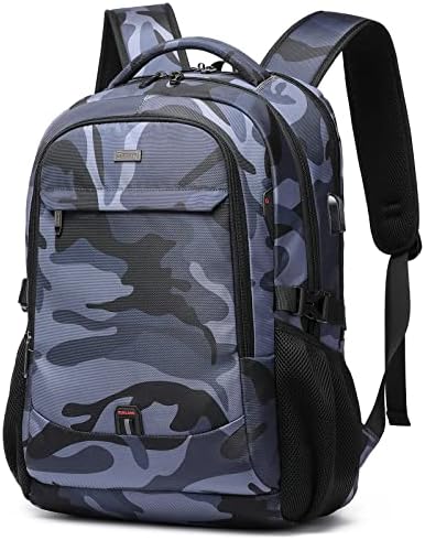 Duslang17 polegada Laptop Backpack Business Anti -Roubo Slim Durável Backpack da faculdade com carregamento USB para Man Woman