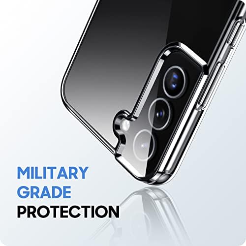 EJGNA para a caixa de telefone Samsung Galaxy S22, [20x Anti-amarelo] [proteção contra queda de nível militar] para o galaxy