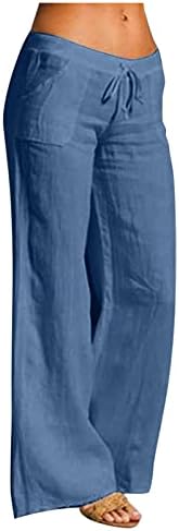 Calça de moletom de míshui para mulheres calças altas femininas algodão casual Casual cordial