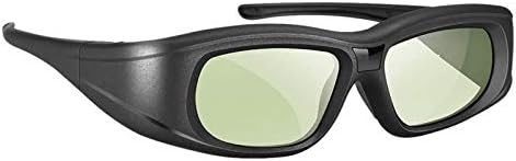 Elikliv Greta ativa de óculos 3D, óculos 3D Bluetooth recarregáveis ​​compatíveis com o projetor Epson 3D, TDG-BT500A TDG-BT400A