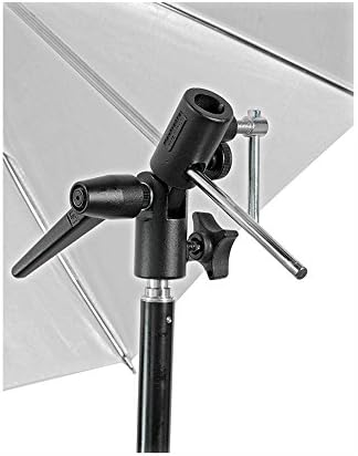 Manfrotto 026 Adaptador de guarda-chuva lite-tite giratório, preto