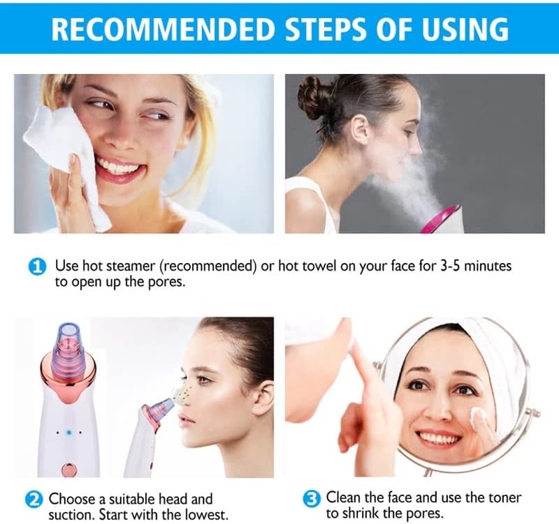 Diga adeus aos cravos com o vácuo de poro de Blackhead Shamir - a ferramenta de limpeza facial final para as mulheres