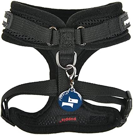 Puppia Soft Superior Dog Harness Mesh Over -the -the -Head durante toda a temporada No Pull No Choke Walking Training Walks Ajusta