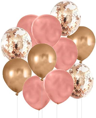 Balões de aniversário para mulheres balões de cereja rosa rosa/ouro rosa 2023 cereja rosa de 15pcs para decorações de festas