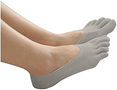 Meias para mulheres, meias de malha respirável -meias de pércia 5Pairs Cinco meias femininas de tornozelo