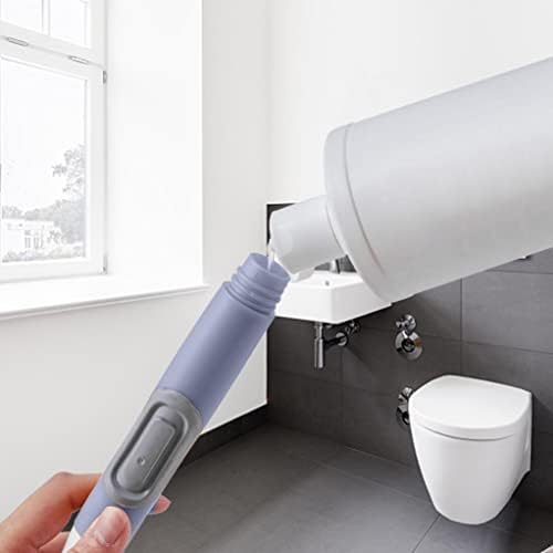 Escova de silicone, kit de limpeza de escova de vaso sanitário, escova de vaso sanitário de limpeza robusta sem deslizamento