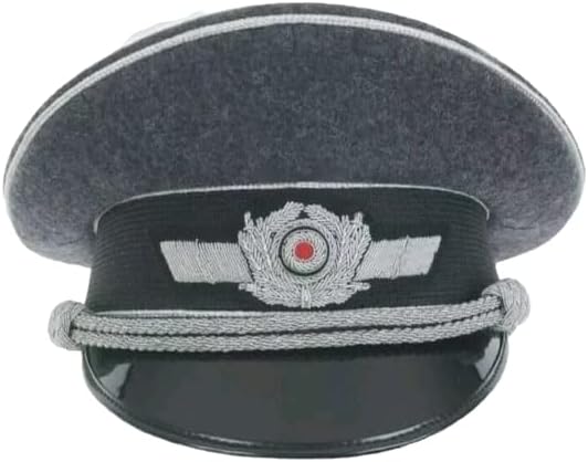 WW2 Alemão Luftwaffe Blue Wool Oficiais Visor Caminhão 7 1/4-8