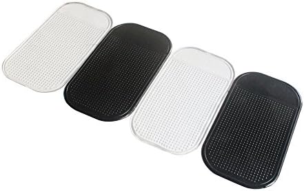 4 Pacote de silicone anti-deslizamento DASH, painel pegajoso para telefones, óculos de sol, chaves