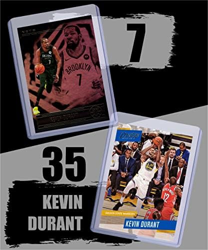 Kevin Durant variou Golden State Warriors Thunder Basketball Cards NBA Trading Card Brooklyn Nets Gift Pacote - 35