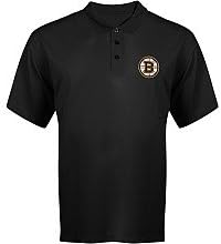 NHL Boston Bruins Big e Alto Bordado Polo Polo Men