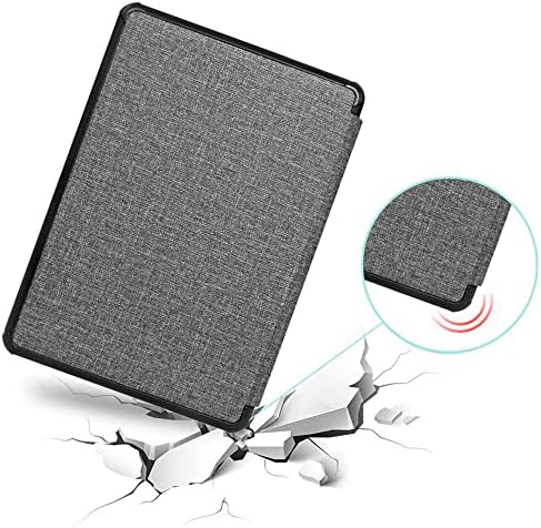 Caixa de cor sólida de tecido de silicone para novo Kindle 2021, 6,8 polegadas Paperwhite 5 11th 4 10th Magnetic