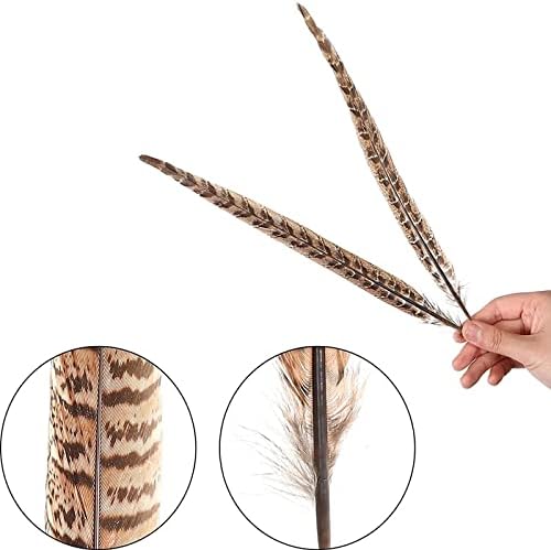 20 PCS Feminino Feantils Tails Feathers Diy Dream Catcher Feathers for Jewelry Making Hair Hats Crafts Decoration Plumas 25-35cm
