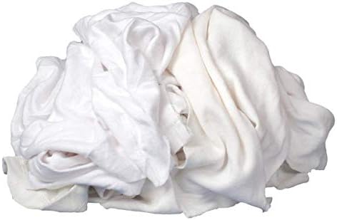 Buffalo Industries White Recycled T -Shirt Pano Panos - 8 lb. Caixa