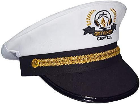 Almirante Capitão Yacht Hat Snapback Bordado de Bordado de Ouro Captadores de Capitadores para a festa