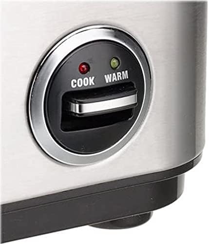 Cuisinart CRC-800P1 8 xícaras de aço inoxidável Pacote de fogão/vapor com 1 ano CPS Pacote de proteção aprimorada