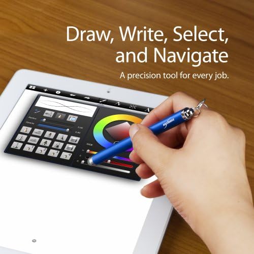 Caneta de caneta de ondas de ondas de caixa compatível com o Lenovo ThinkBook 14S Yoga - Stuada capacitiva EverTouch, caneta caneta capacitiva de ponta de fibra - jato preto