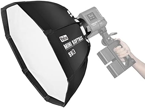 XIXIAN 55K 55cm/ 22N Octagon Photography Softbox com Bolsa de transporte removível de arco de arco para YNlux100/