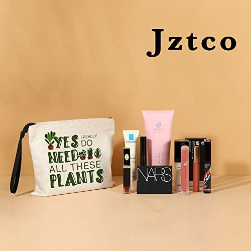 JZTCO Plant Lover Gifts, Gifts for Plant Loves Mulheres, Presentes de Lady Plant, Presentes de Mãe Planta, Bolsa de Maquiagem